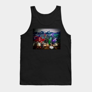 Graffiti SuperHeros Williamsburg Brooklyn NYC Tank Top